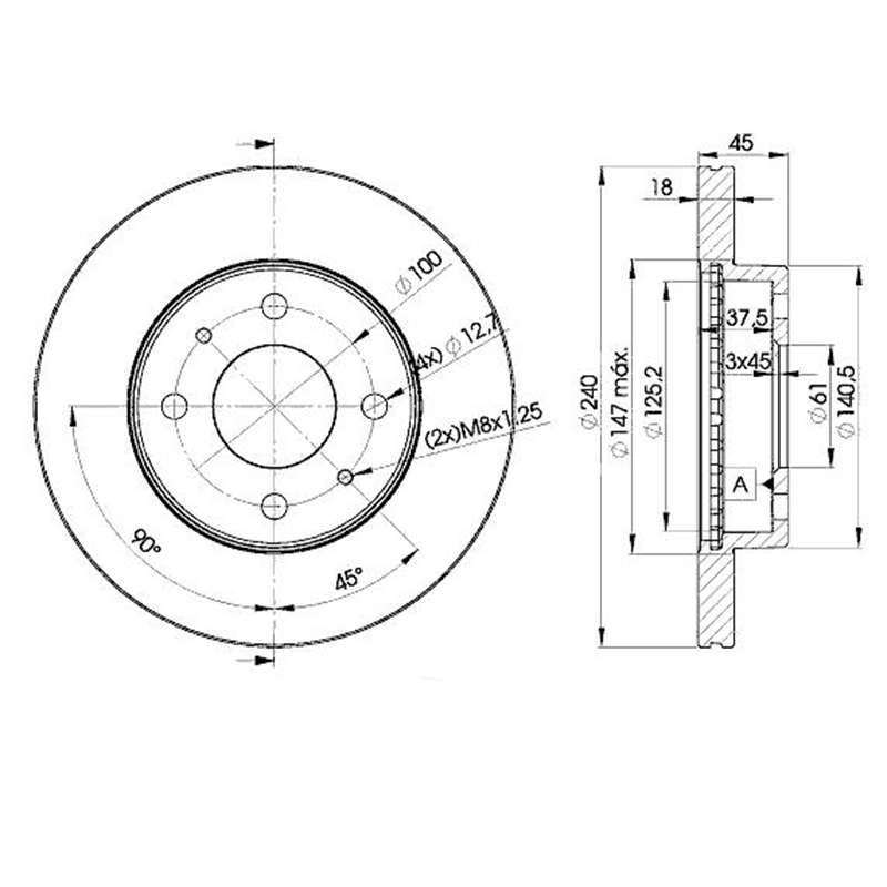 Δισκόπλακα Ztec+ Bd2576 για Nissan Sunny 1.4 (n14) 10/90-10/95 F - Amortiser Online - Amortiser Online Δισκόπλακα ztec+ bd2576 για nissan sunny 1. 4 (n14) 10/90-10/95 f - amortiser online -