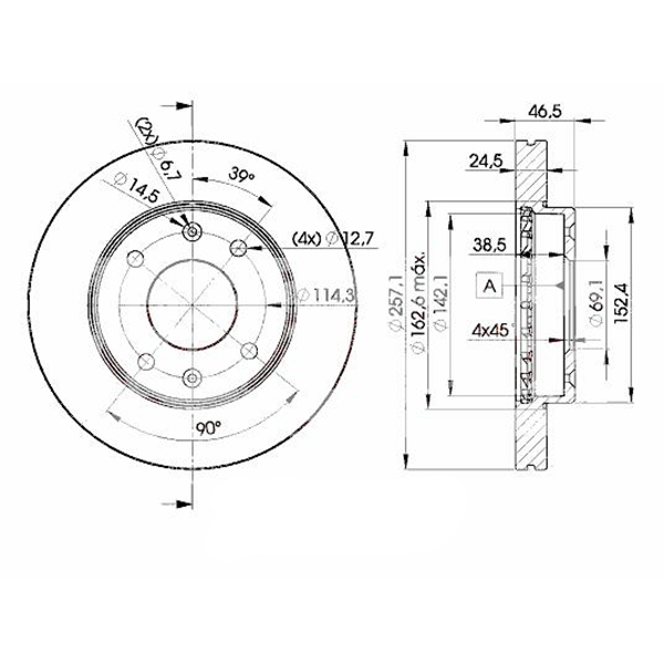 Δισκόπλακα Ztec+ Bd4698 για Hyundai Elantra 1.6 (xd) 00- Matrix 1.6 01-(fc) F - Amortiser Online - Amortiser Online Δισκόπλακα ztec+ bd4698 για hyundai elantra 1. 6 (xd) 00- matrix 1. 6 01-(fc) f - amortiser online -