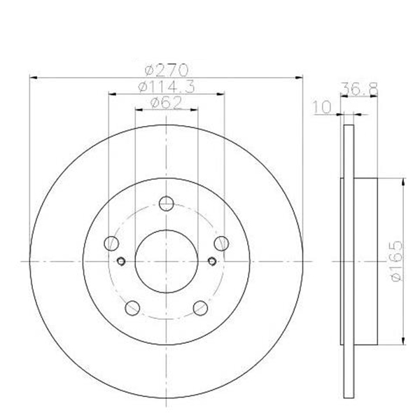 Δισκόπλακα Ztec+ Bd4830 για Toyota Auris 1.4 Vvti 03/07- R - Amortiser Online - Amortiser Online Δισκόπλακα ztec+ bd4830 για toyota auris 1. 4 vvti 03/07- r - amortiser online -