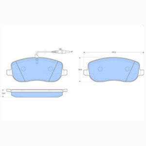 Δισκόφρενα ZTEC+ για Citroen,Fiat,Lancia,Peugeot