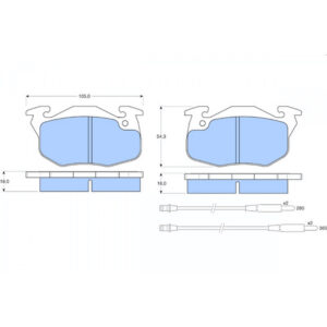 Δισκόφρενα ZTEC+ για Citroen,Peugeot
