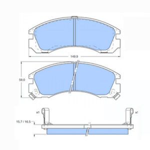 Δισκόφρενα ZTEC+ για Citroen,Mitsubishi,Peugeot