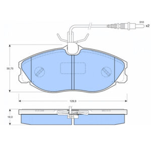 Δισκόφρενα ZTEC+ για Citroen,Peugeot