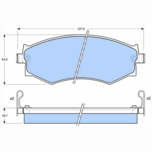 Δισκόφρενα ZTEC+ για Daewoo,Hyundai,Kia- Mitsubishi,Ssangyong
