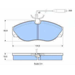 Δισκόφρενα ZTEC+ για Citroen,Fiat,Peugeot