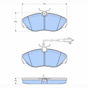 Δισκόφρενα ZTEC+ για Citroen,Fiat,Peugeot