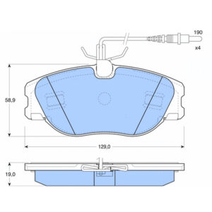 Δισκόφρενα ZTEC+ για Citroen,Fiat,Lancia,Peugeot