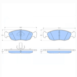 Δισκόφρενα ZTEC+ για Citroen,Peugeot