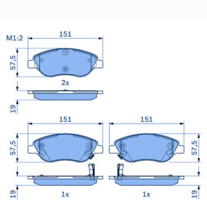 Δισκόφρενα ZTEC+ για Fiat