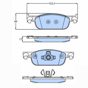 Δισκόφρενα ZTEC+ για Dacia,Renault