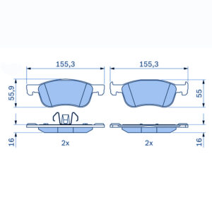 Δισκόφρενα ZTEC+ για Ford