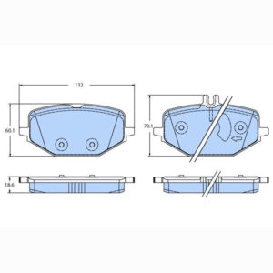 Δισκόφρενα  ZTEC+ για Mercedes