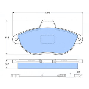 Δισκόφρενα ZTEC+ για Citroen,Fiat -Peugeot