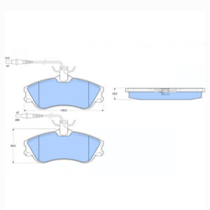 Δισκόφρενα ZTEC+ για Citroen,Peugeot