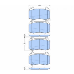 Δισκόφρενα ZTEC+ για Chevrolet,Dodge,Honda,Nissan