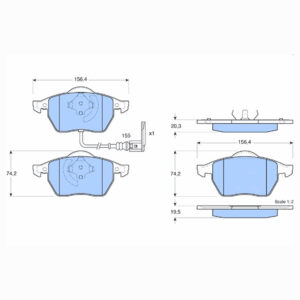 Δισκόφρενα ZTEC+ για Audi,Seat,Skoda,Vw