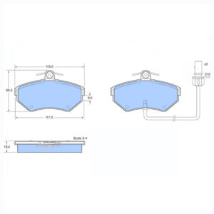 Δισκόφρενα ZTEC+ για Audi,Seat,Vw