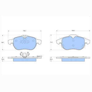 Δισκόφρενα ZTEC+ για Chevrolet,Fiat,Opel,Saab