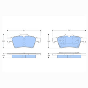 Δισκόφρενα ZTEC+ για Ford,Nissan,Opel,Renault,Saab