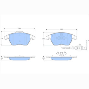 Δισκόφρενα ZTEC+ για Audi,Seat,Skoda,Vw