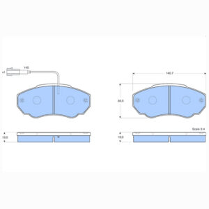 Δισκόφρενα ZTEC+ για Citroen,Fiat,Peugeot