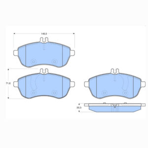 Δισκόφρενα  ZTEC+ για Mercedes