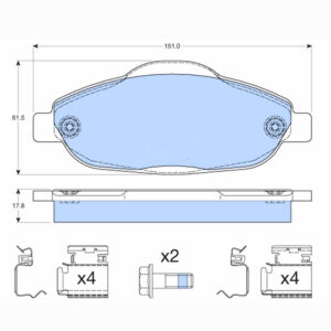 Δισκόφρενα  ZTEC+ για Peugeot