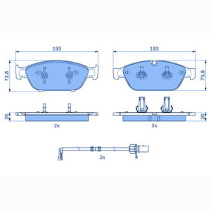 Δισκόφρενα ZTEC+ για Audi