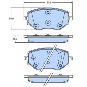Δισκόφρενα  ZTEC+ για Dacia,Mitsubishi,Nissan,Renault
