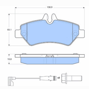 Δισκόφρενα  ZTEC+ για Mercedes,Vw