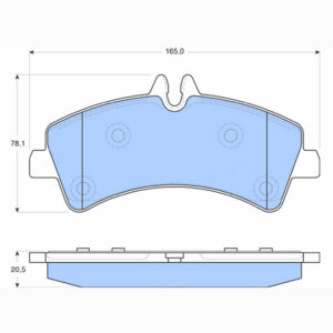Δισκόφρενα  ZTEC+ για Mercedes,Vw