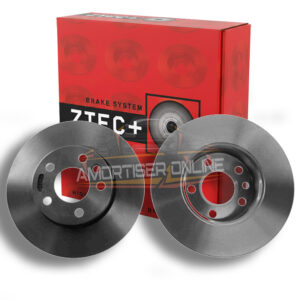 Δισκόπλακα ztec+ bd2810 για vw transporter iv 2. 0 90-03 f - amortiser online -